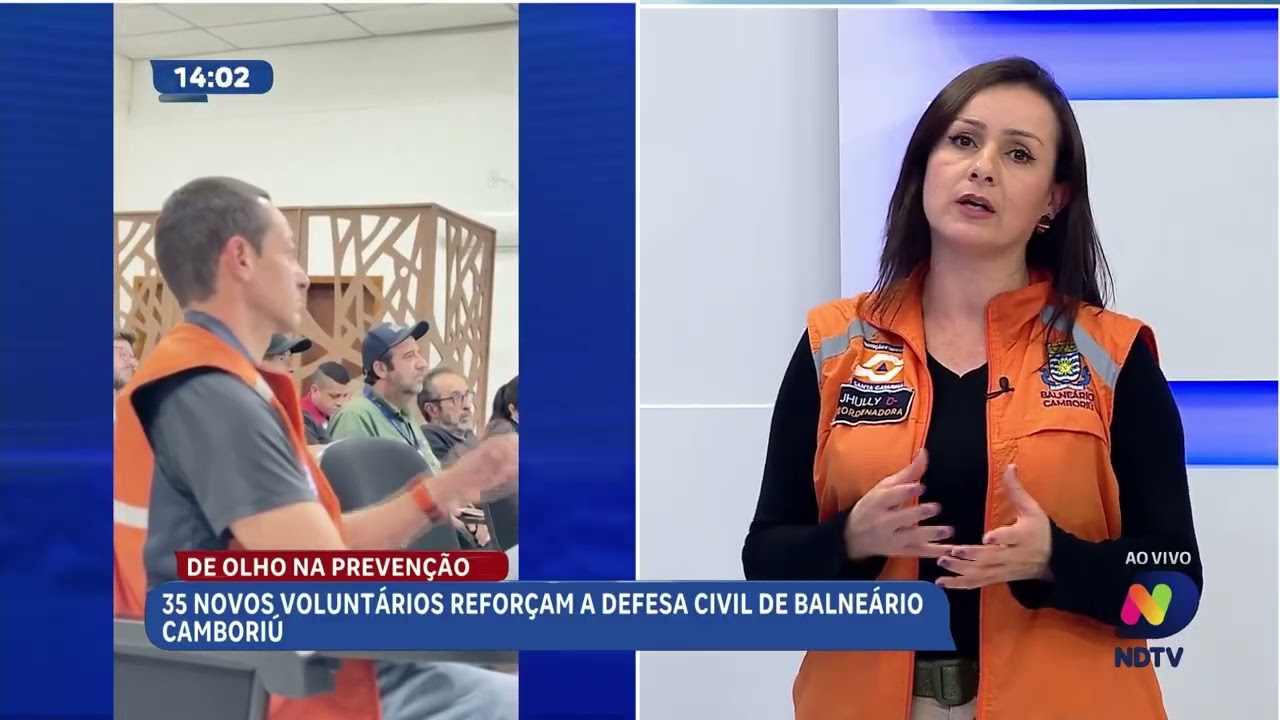 Defesa Civil de BC ganha reforço com 35 novos voluntários