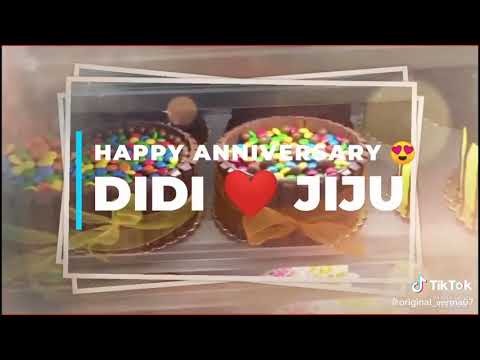 Happy anniversary Didi and jiju WhatsApp status video
