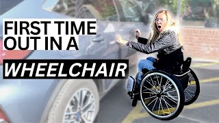 GOING OUT FOR THE FIRST TIME IN A WHEELCHAIR