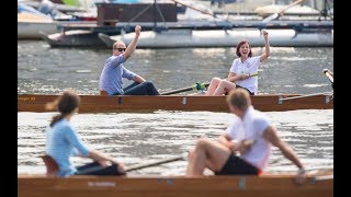 A Royal row! William and Kate face off in Heidelberg boat race