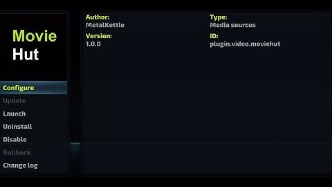 Kodi Movie Hut Addon Jarvis 16