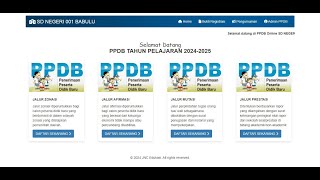 WEB APP Google Sheets | PPDB Online