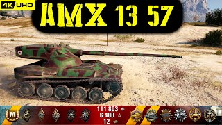 World of Tanks AMX 13 57 Replay - 10 Kills 3.3K DMG(Patch 1.6.1)