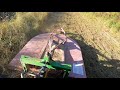 Bushhogging, discing and planting a food plot all in same evening