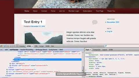 How to use Firebug to Modify Your WordPress Site