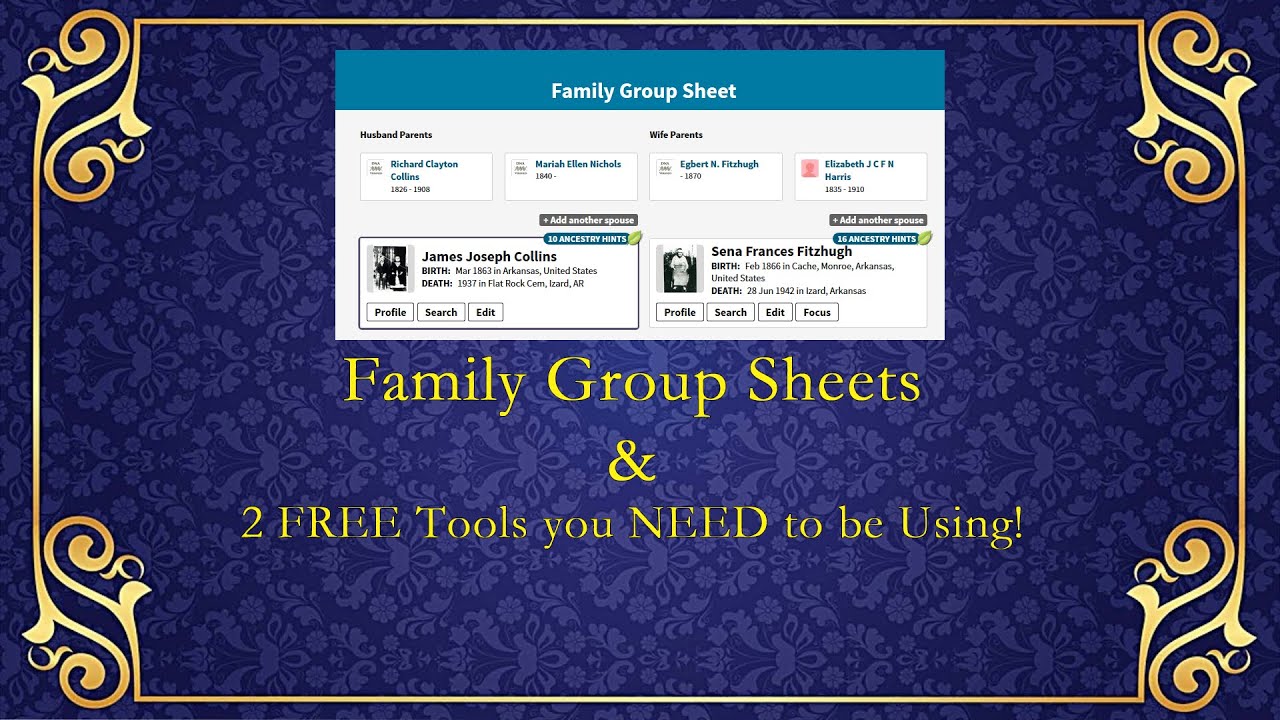 What Is A Family Group Sheet