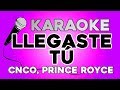 CNCO, Prince Royce - Llegaste Tú KARAOKE con LETRA