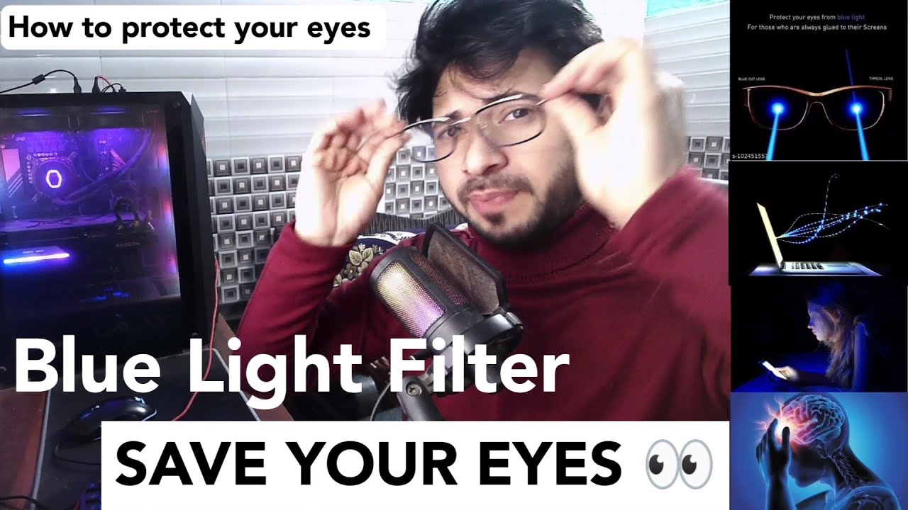 How to Protect Your Eyes from PC/Laptop Screen - YouTube