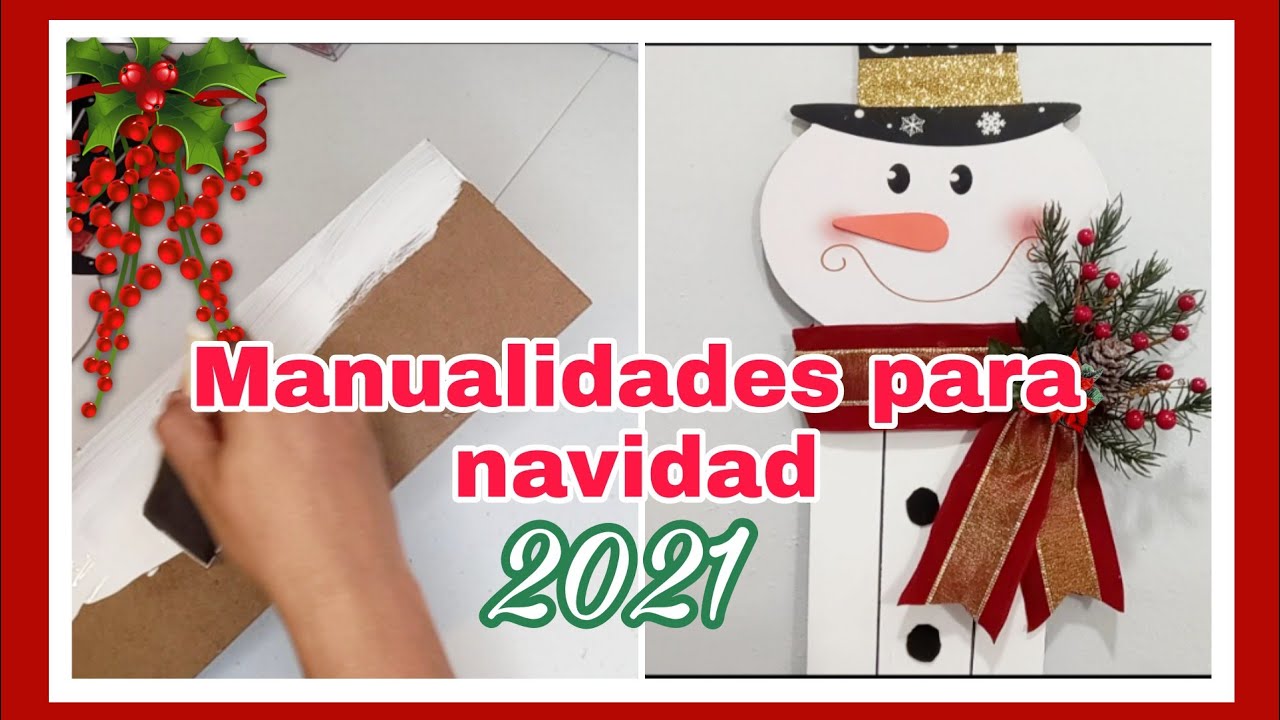 Manualidades navideñas faciles que se pueden hacer en casa