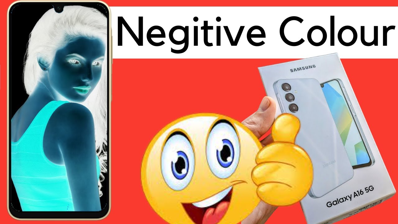 Samsung galaxy a16 negative display problem || samsung a16 negative ...