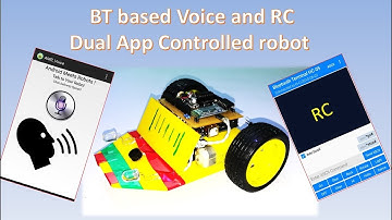 How to make a Dual App - Voice and mobile remote controlled  UGV Robot
