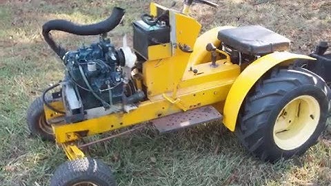 Diesel Cub Cadet pulling tractor build slide show