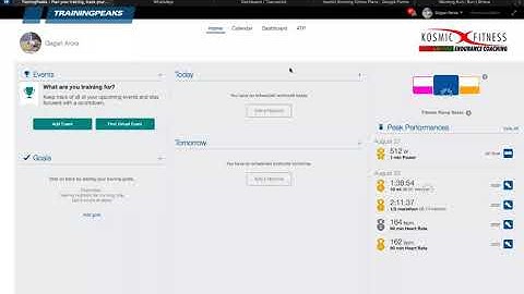 How to connect Training Peaks with Garmin and other accounts.