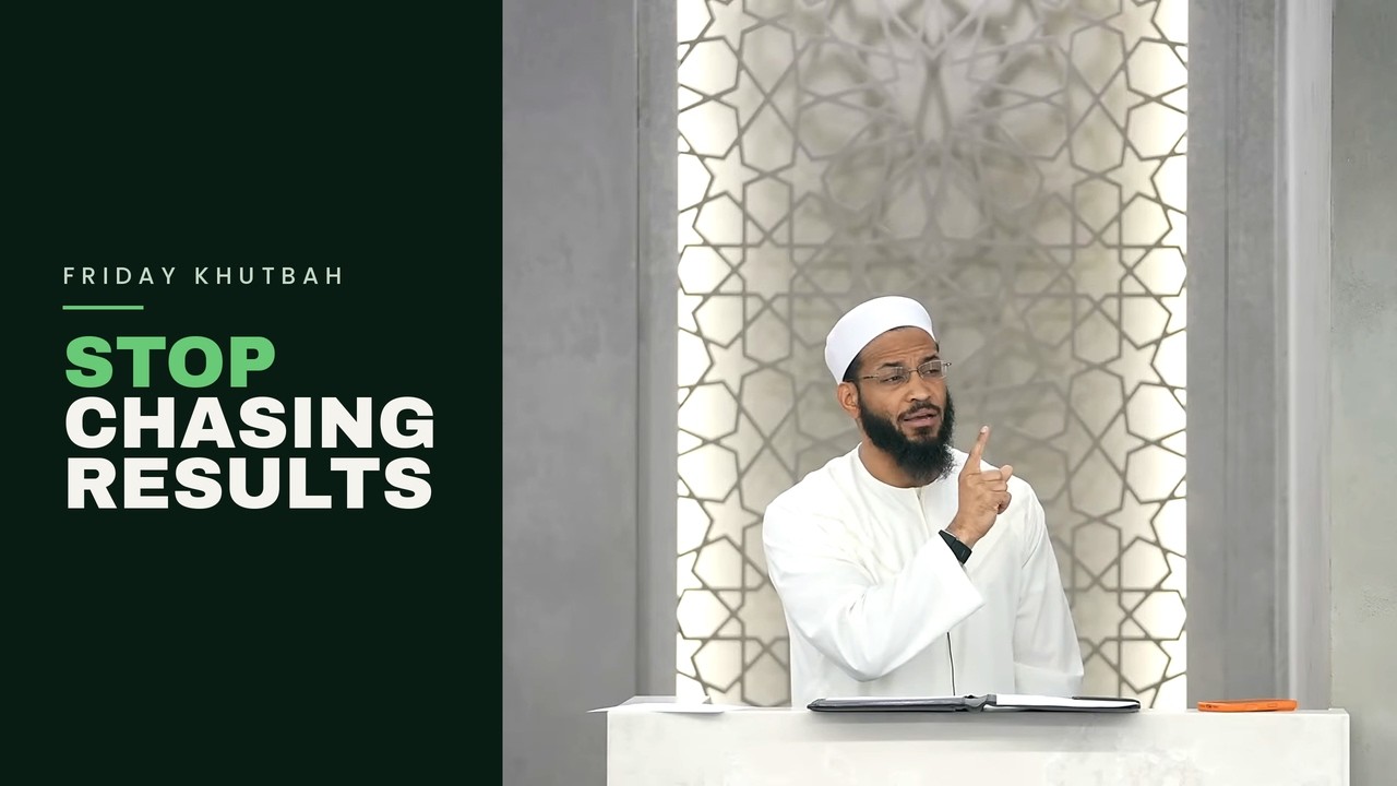 Intentions Over Outcomes: Friday Khutbah | Shaykh Mikaeel Smith