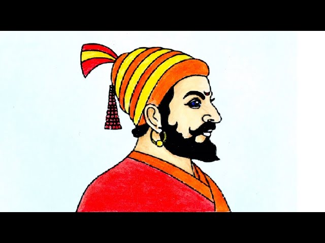 Shivaji Raje | Easy drawings sketches, Portraiture drawing, Amazing art  painting