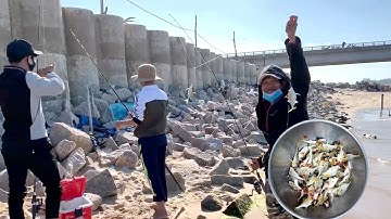 Câu Cá Bò Gai ở Cầu Đà Nông - Phú Yên