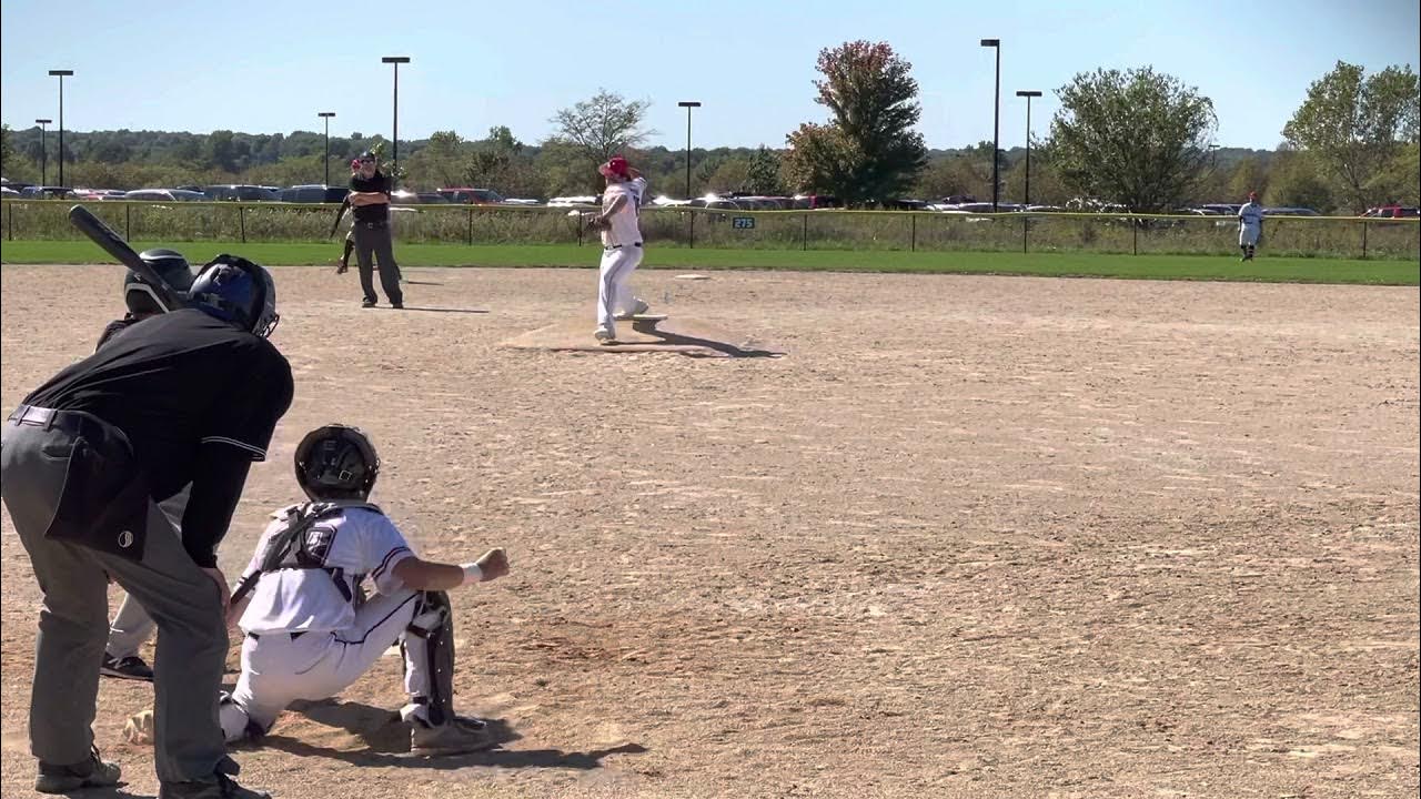 13 year old pitching mechanics Ethan Vaughn Fall Baseball YouTube