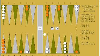Geert's Backgammon v2.8.5 (Windows game 2001)