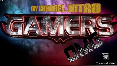 FINALLY I MADE MY CHANNEL INTRO