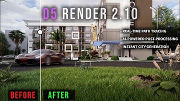 D5 Render 2.10 / Hotel Render full Tutorial Course