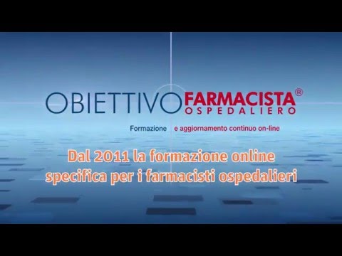 Progetto formativo per farmacisti ospedalieri