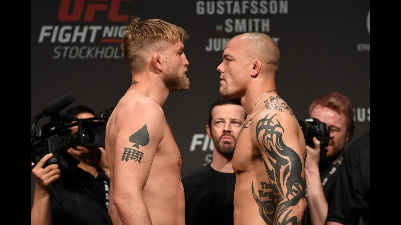 UFC Estocolmo: Encarada entre Alexander Gustafsson e Anthony Smith