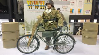 1/6th WWII GERMAN BICYCLE TROOPER, KAMPFGRUPPE KUNKEL, "JUPP BAUER" ACTION FIGURE COLLECTOR'S REVIEW