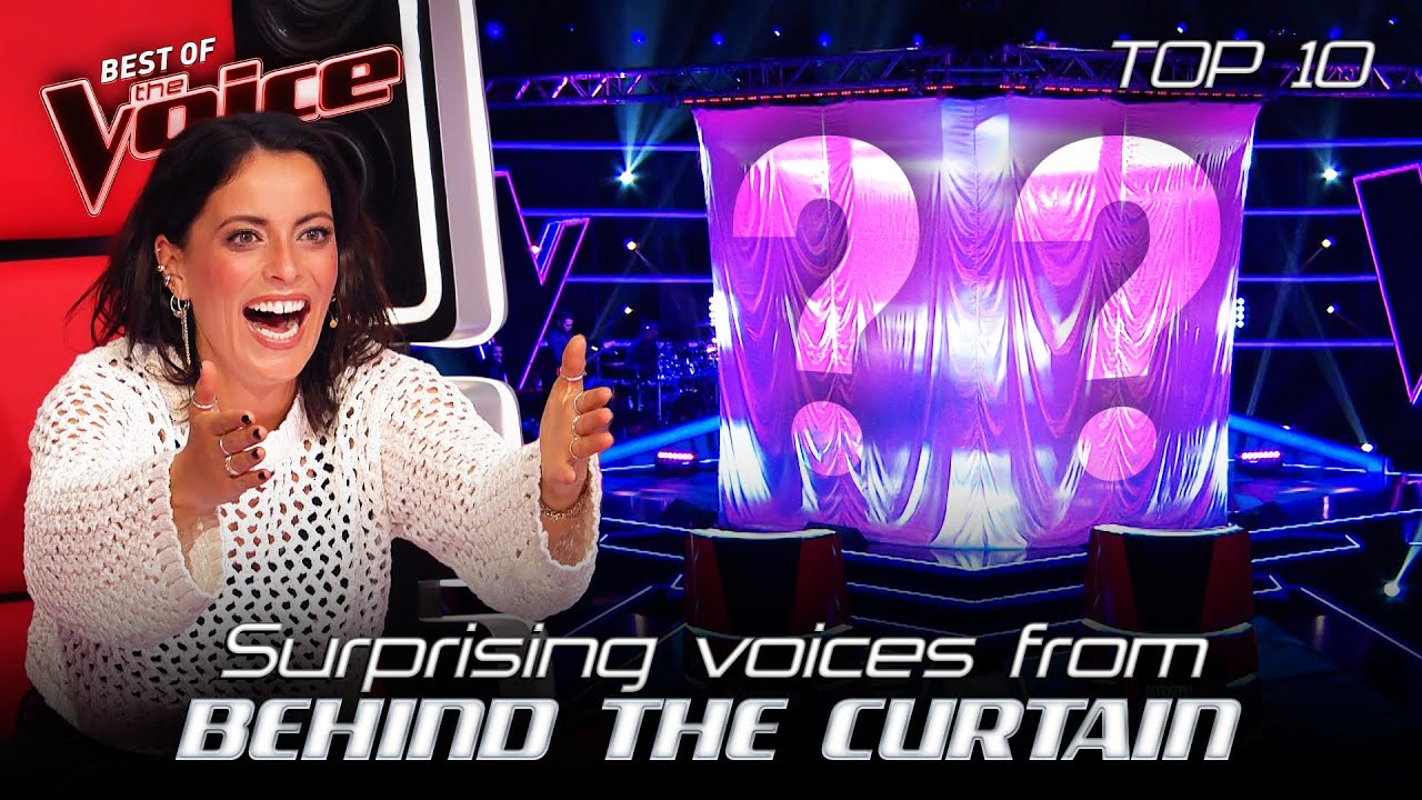 Unexpected Voices from Behind the Curtain on The Voice | Top 10