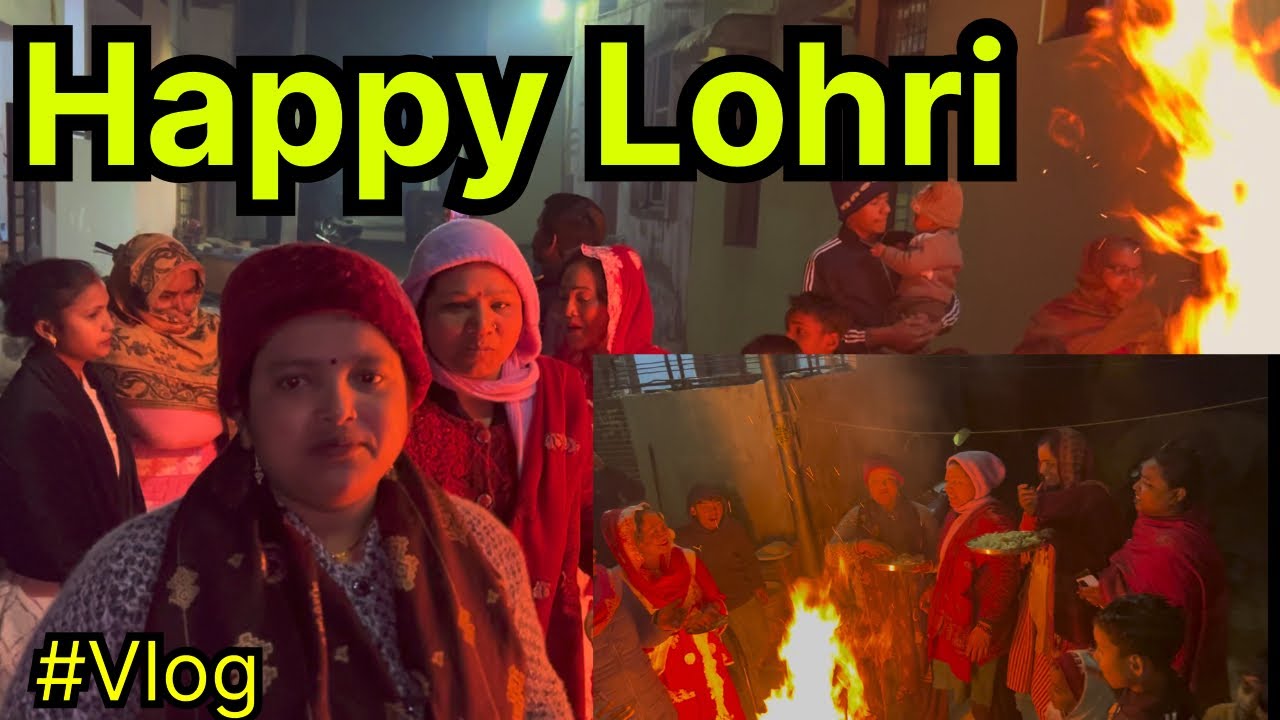 Happy Lohri 2026 | Family Lohri Celebration Vlog | Bonfire, Food & Fun 