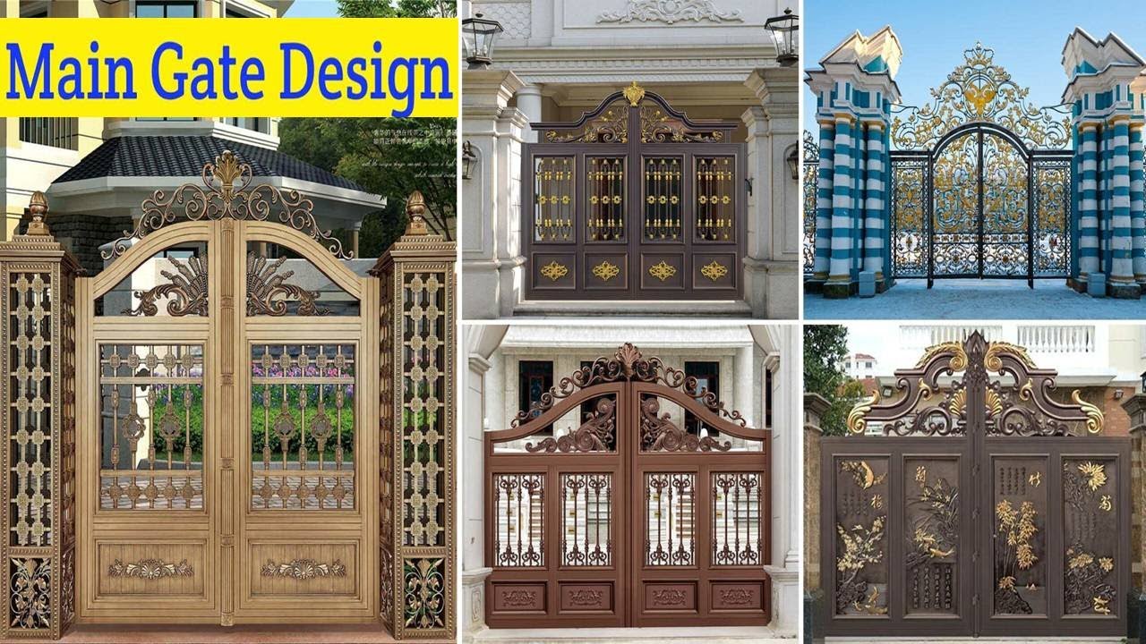 Top 100 Modern main gate designs 2022 ! Front gate designs for ...