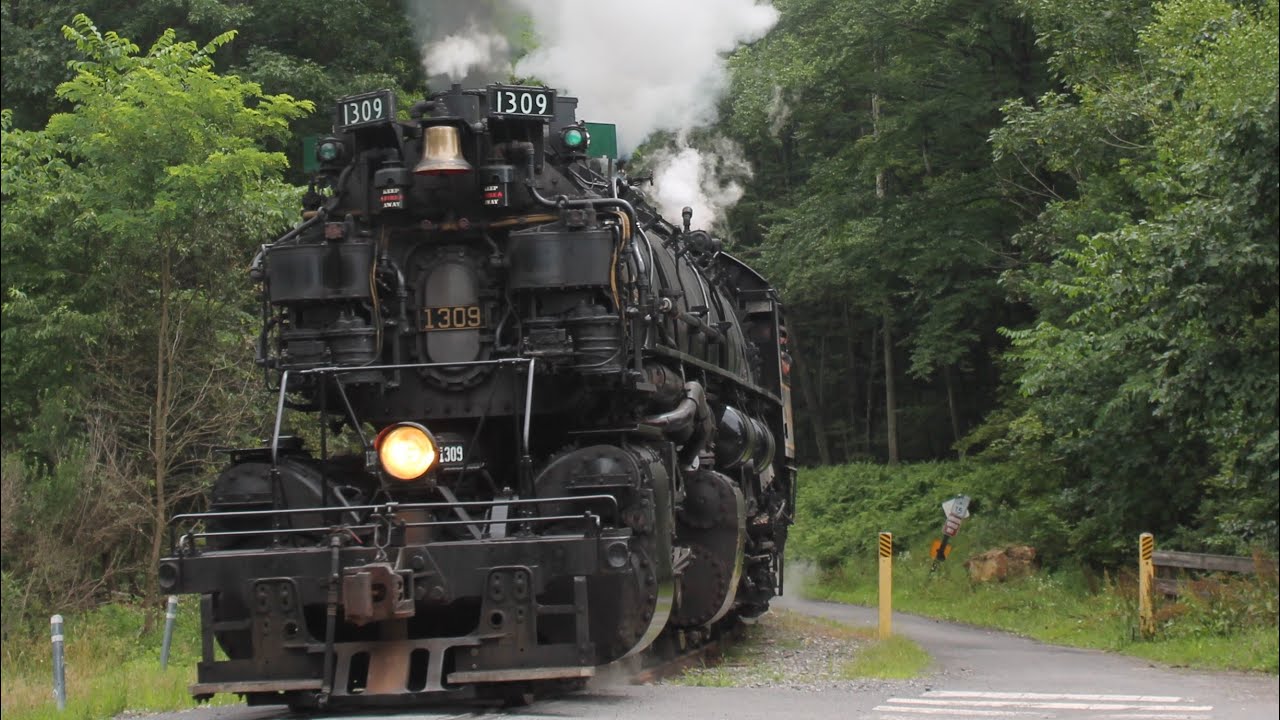 (7/13/25) WM 1309 Chase on the Western Maryland Scenic Railroad