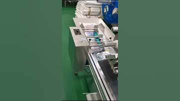 Empty plastic bag pouch premade bag paging feeding top labeling machine labeling line