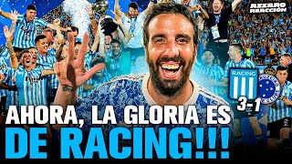 Thumbnail for RACING CAMPEÓN DE LA COPA SUDAMERICANA: LE GANÓ 3-1 A CRUZEIRO // AZZAEO REACCIÓN Y ANÁLISIS