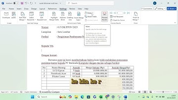 Tutorial Mail Merge di Microsoft Word | UTS APD