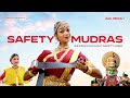 Safety mudras  air indias inflight safety