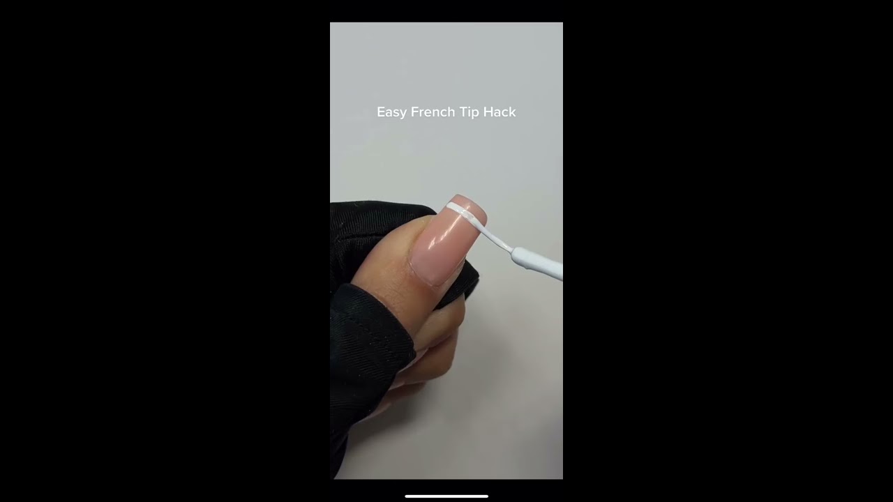 BEST Way To Paint French Tips 