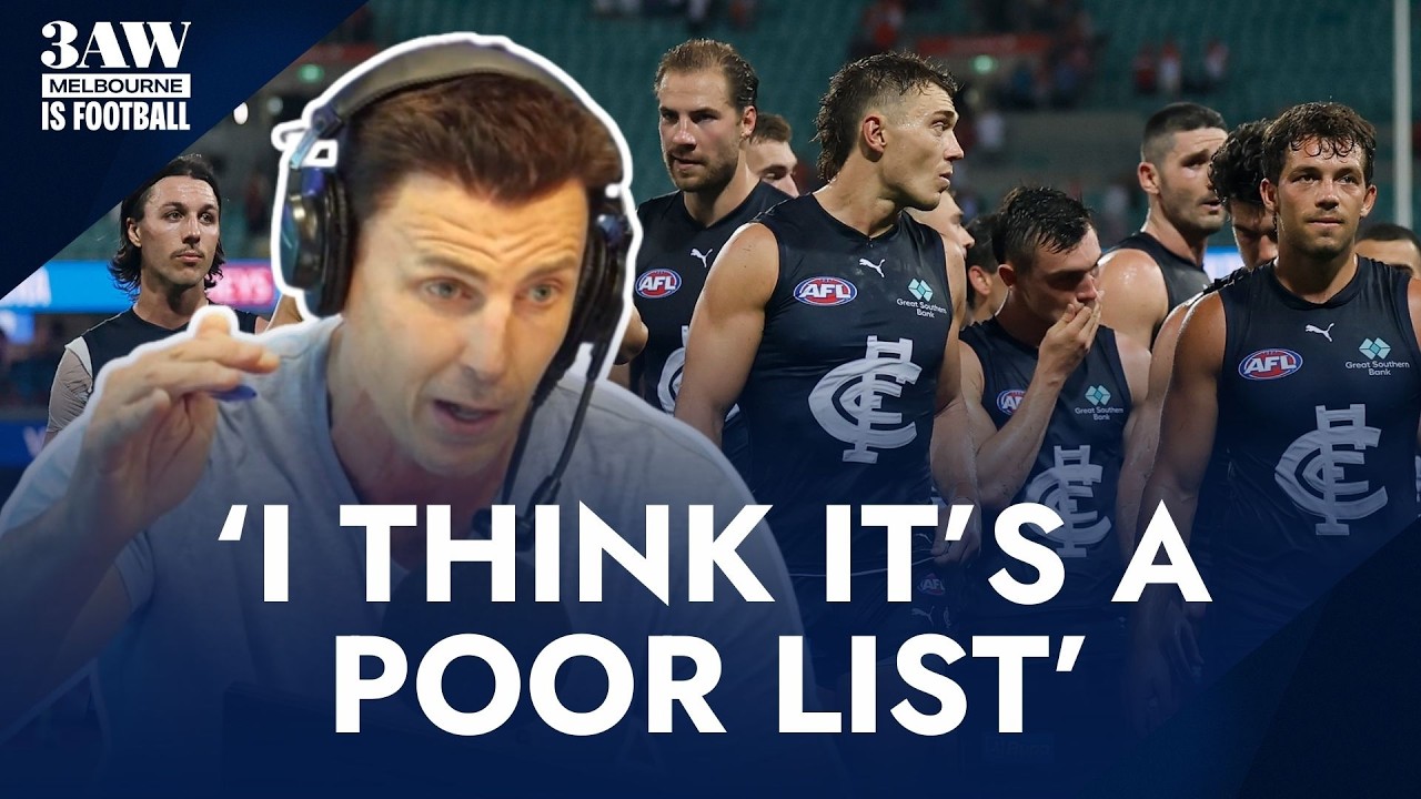 Matthew Lloyd's brutal assessment of Carlton after big Sydney loss