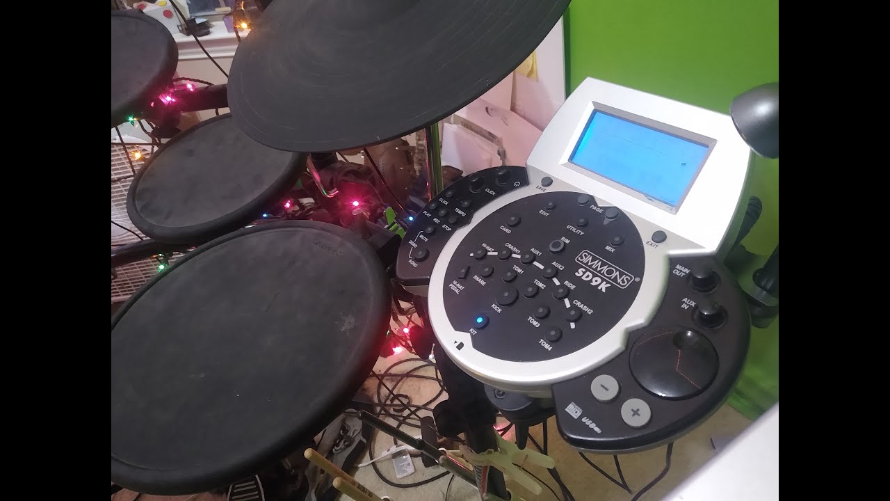 Simmons SD9K Cymbal Repairs YouTube