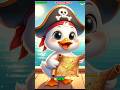 Funny Children's Stories: Duck Exploring the Sea 🦆🚢 #shorts #duckcartoon #youtubeshorts