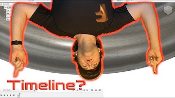 How to show the history timeline in Fusion 360!