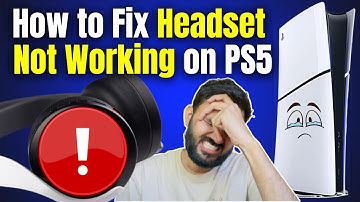 How to Fix Headset Not Working on PS5 | No Sound Through Headset On PS5 [2025]