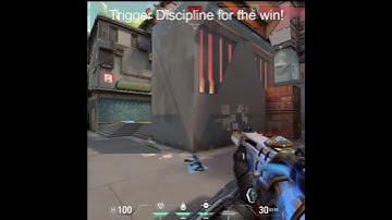 Trigger discipline for the win! #valorant #triggerdiscipline #shorts