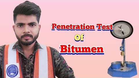 penetration test of Bitumen