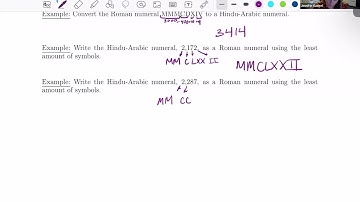 Non-Positional Number System Video 7