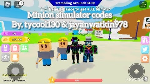 minion simulator codes