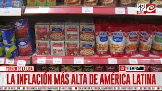 Inflación en Argentina: a pesar de su tendencia a la baja sigue siendo la más alta de América Latina