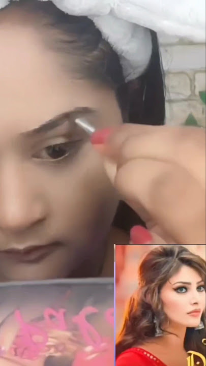 urvashi rautela inspired makeup look #shorts #inspiredmakeup #makeup