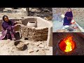 How to Make Tandoor In Village I Tandoor Ki Roti I Home Made Mud Tandoor