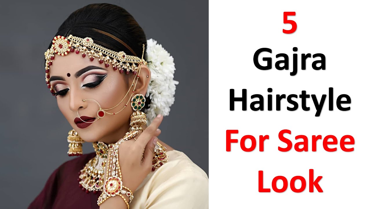 Gajra hairstyle in SOUTH INDIAN STYLE|*ONAM* special TRADITIONAL GAJRA  HAIRSTYLE| - YouTube