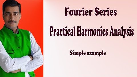 How to solve practical harmonic analysis simple example followed simple steps